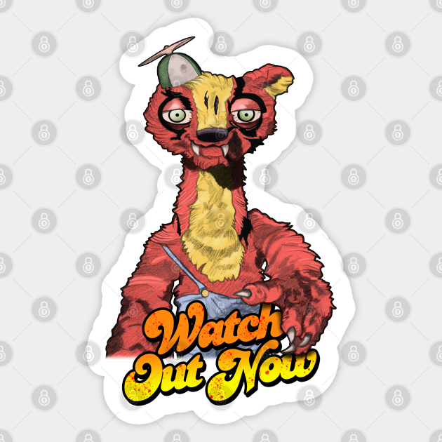 Willy Weasel Willys Wonderland Sticker TeePublic